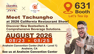 大中和即將登場【2026 California Restaurant Show！】歡迎蒞臨 Booth #631 體驗限定特調