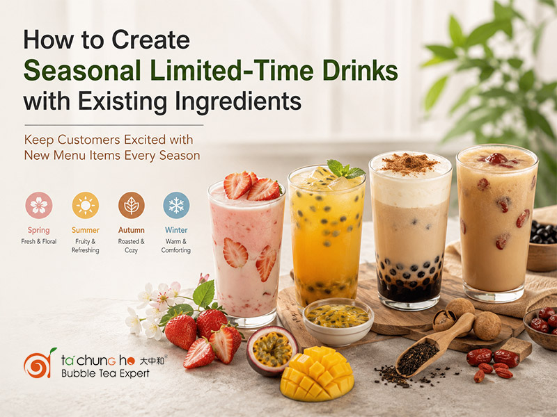 How to Create Seasonal Limited-Time Drinks with Existing Ingredients