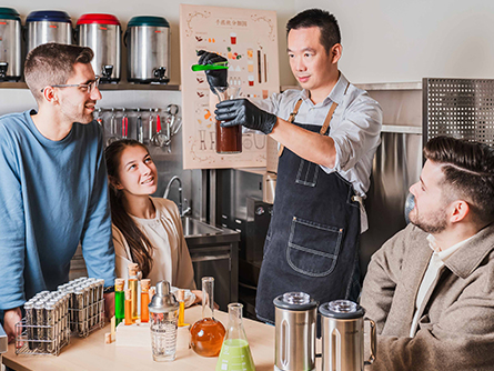 Ingredient product customization: Creating exclusive drinks