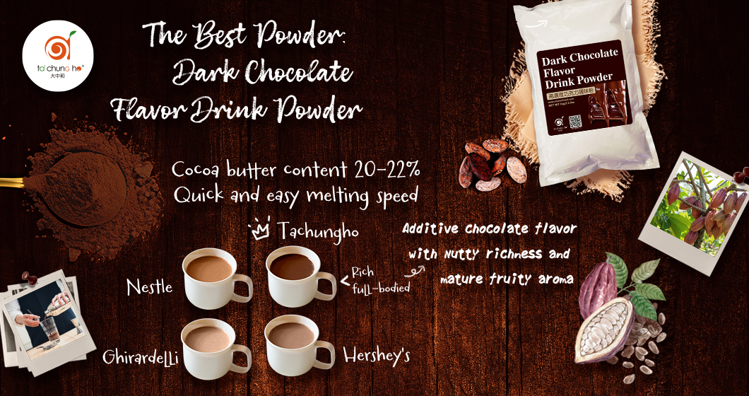 Dark Chocolate Flavor Drink Powder