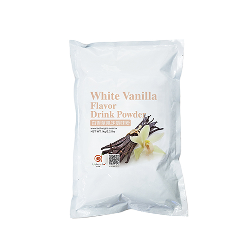 White Vanilla Flavor Drink Powder Package White Vanilla Flavor Drink Powder Package