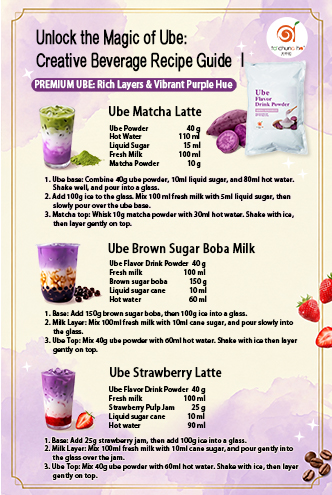 Ube (Purple Yam) Creative Beverage Recipes