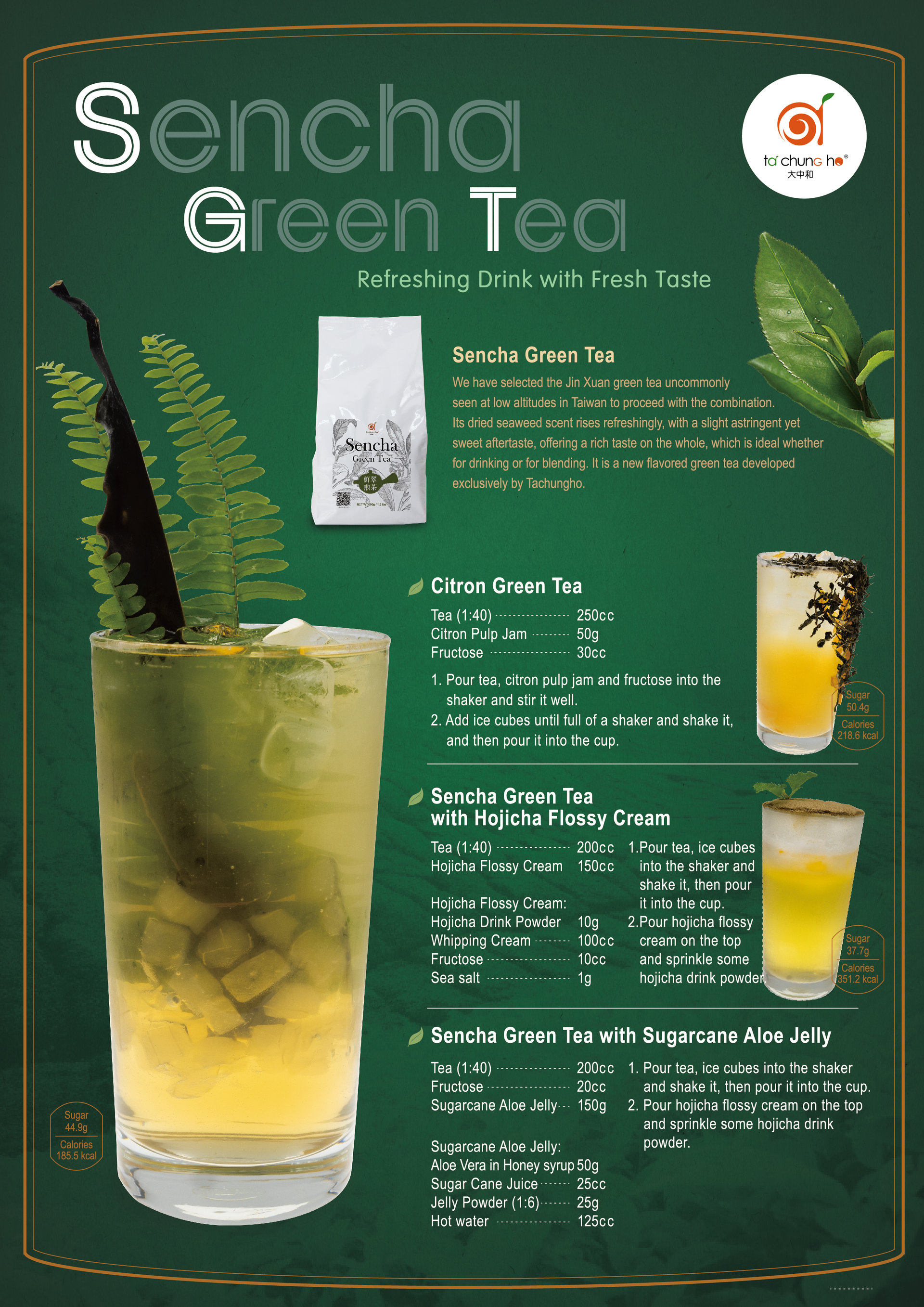 Sencha Green Tea-Refreshing Drink with Fresh Taste
