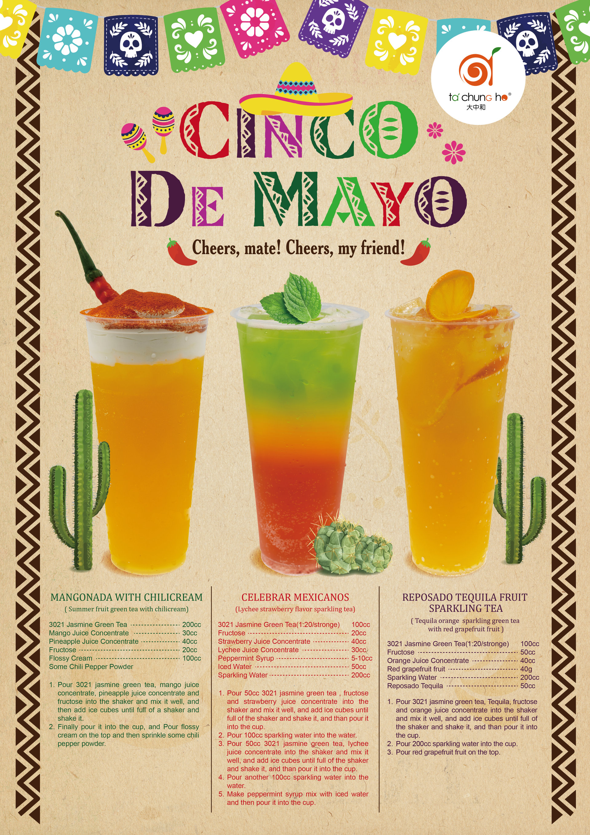 Cinco de Mayo Inspired Drinks Cinco de Mayo Inspired Drinks
