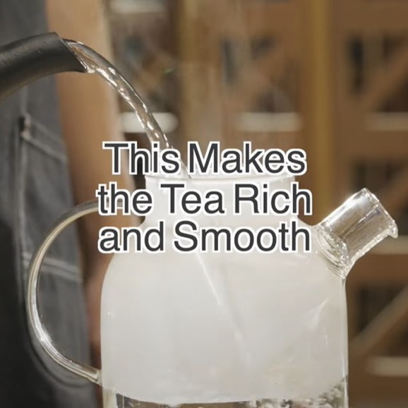 This makes the tea rich and smooth